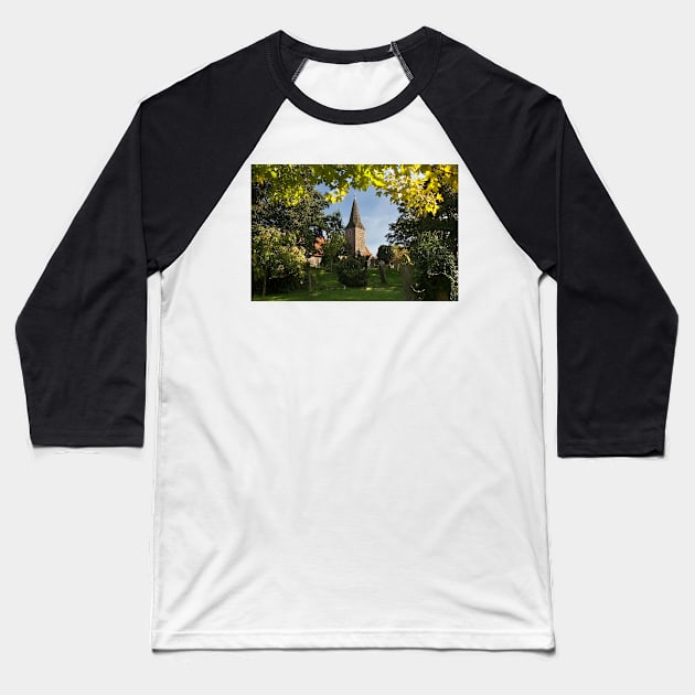 All Saints Church at Birchington Baseball T-Shirt by GeoffCarpenter